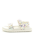 Louis Vuitton - LV X TM Monogram Multicolor Sunset Flat Sandals - White