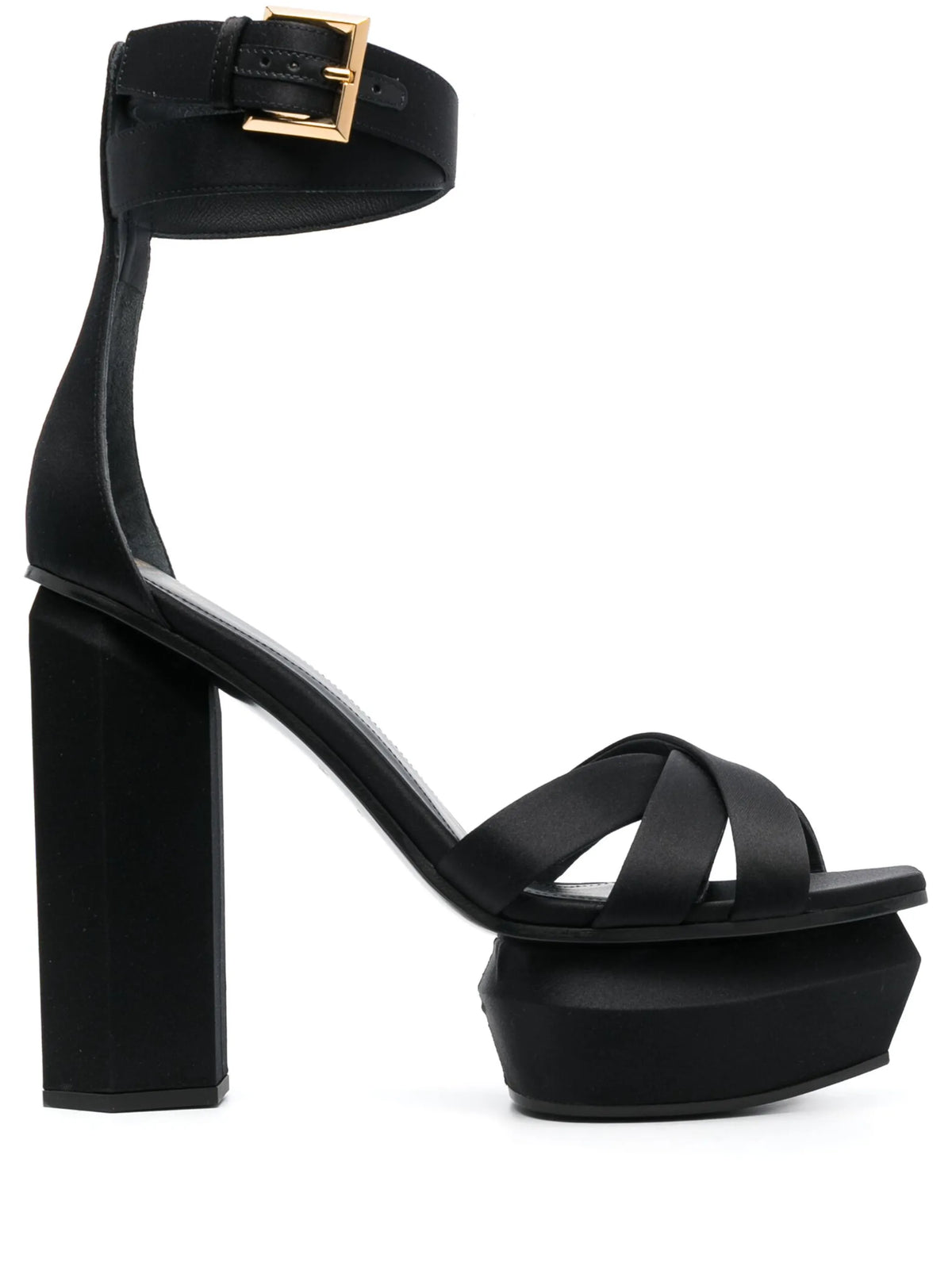Balmain - Ava 130mm Satin Platform Sandals