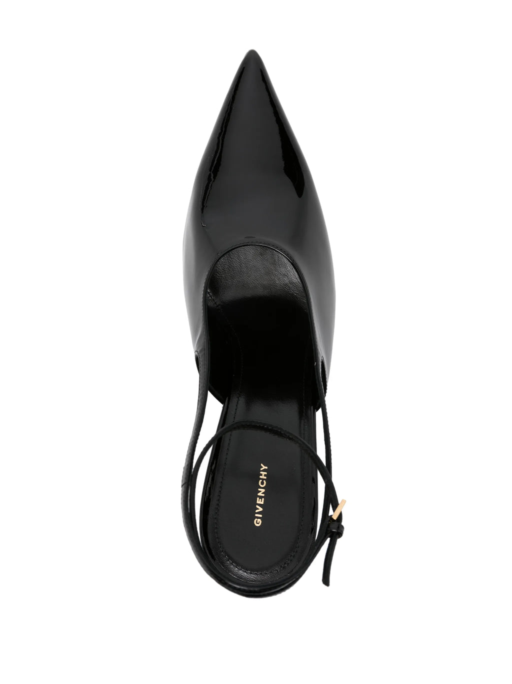 Givenchy - 95mm Patent Leather Slingback Pumps