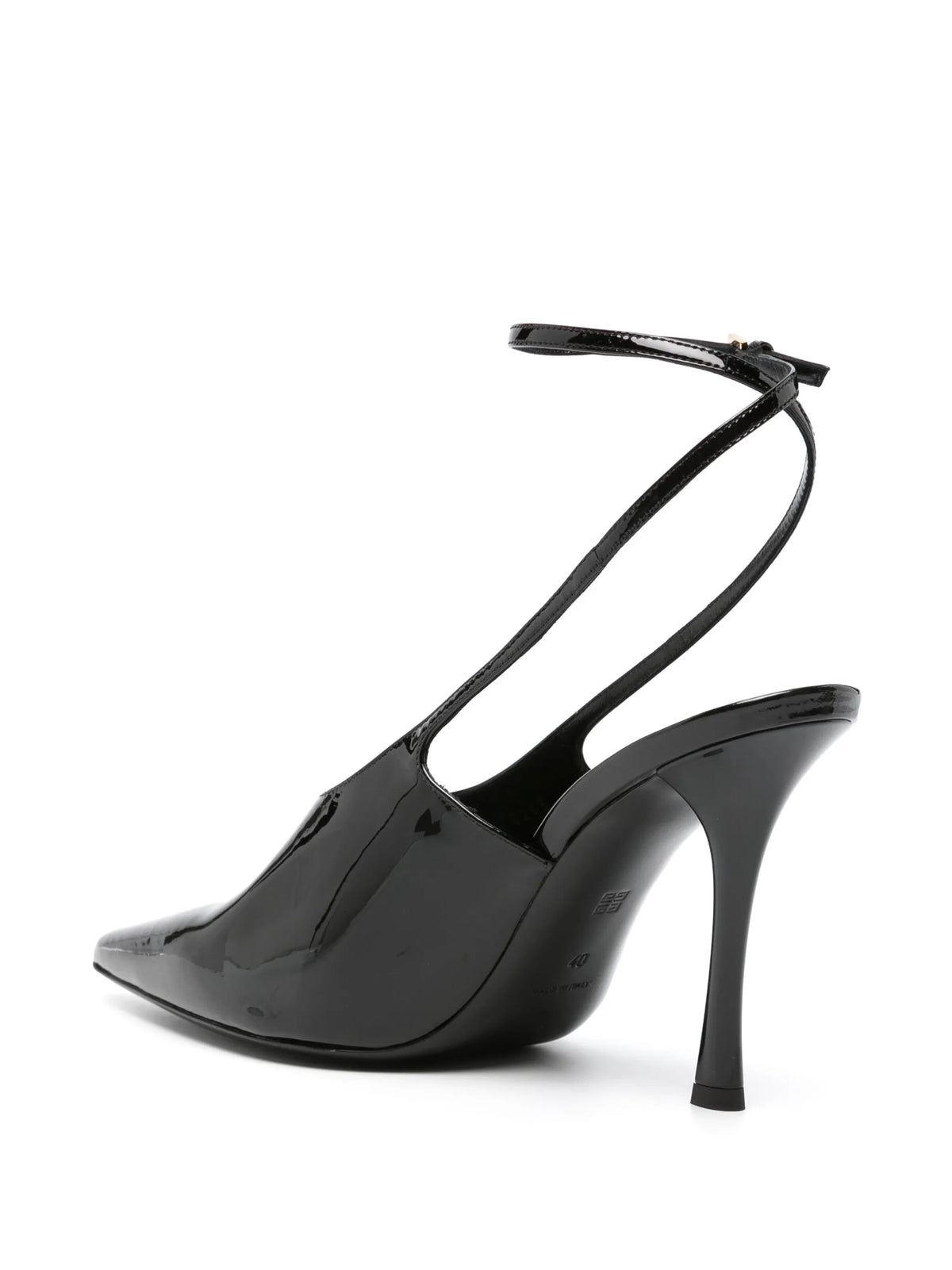 Givenchy - 95mm Patent Leather Slingback Pumps