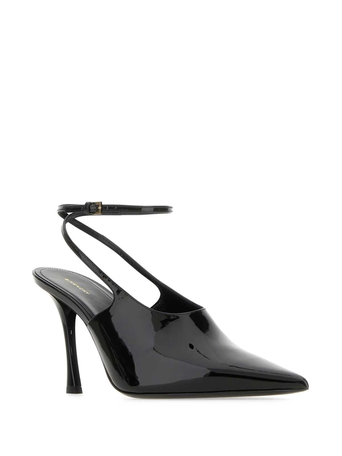 Givenchy - 95mm Patent Leather Slingback Pumps