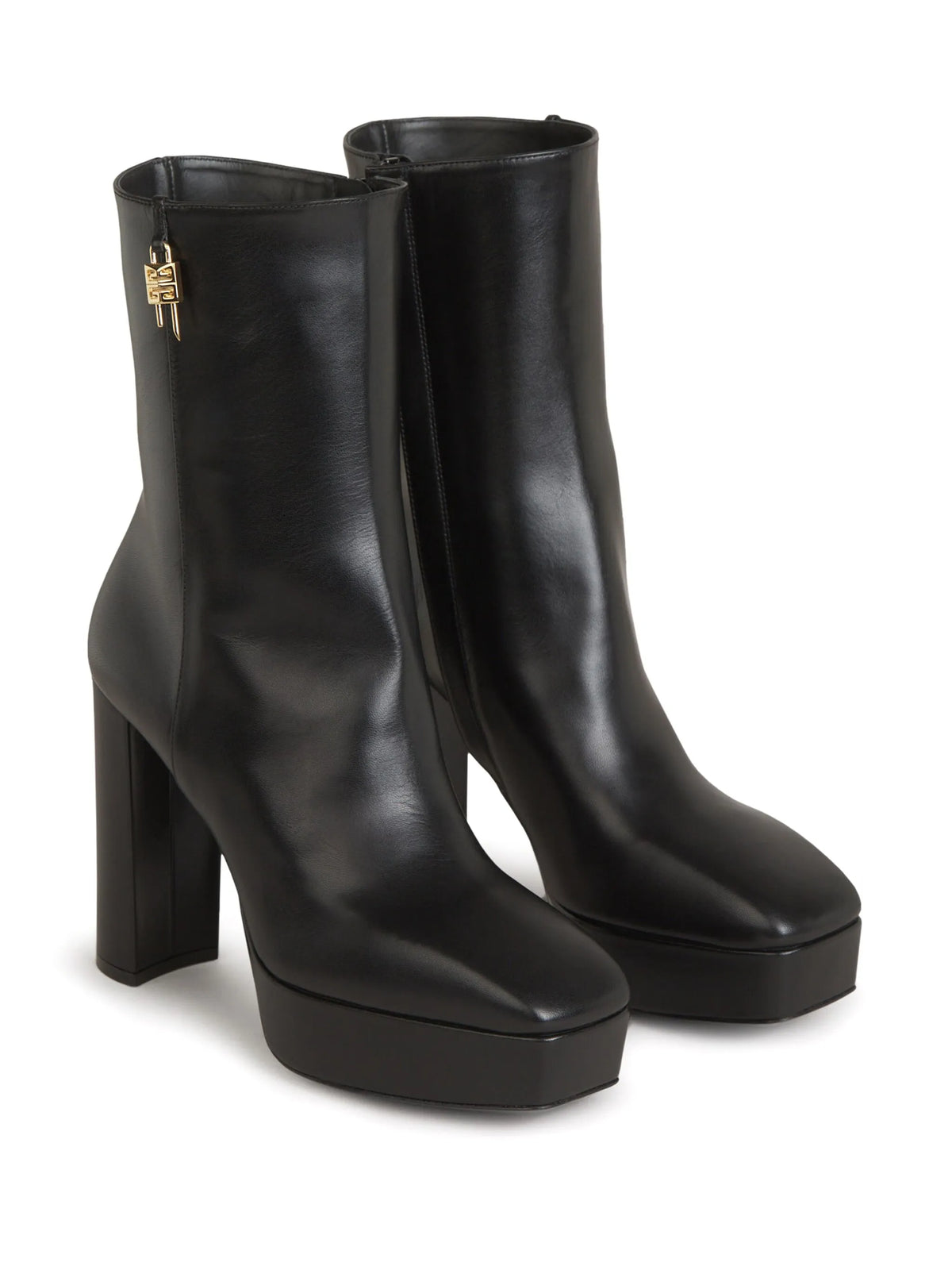 Givenchy - Padlock Detail Platform 155mm Ankle Boots