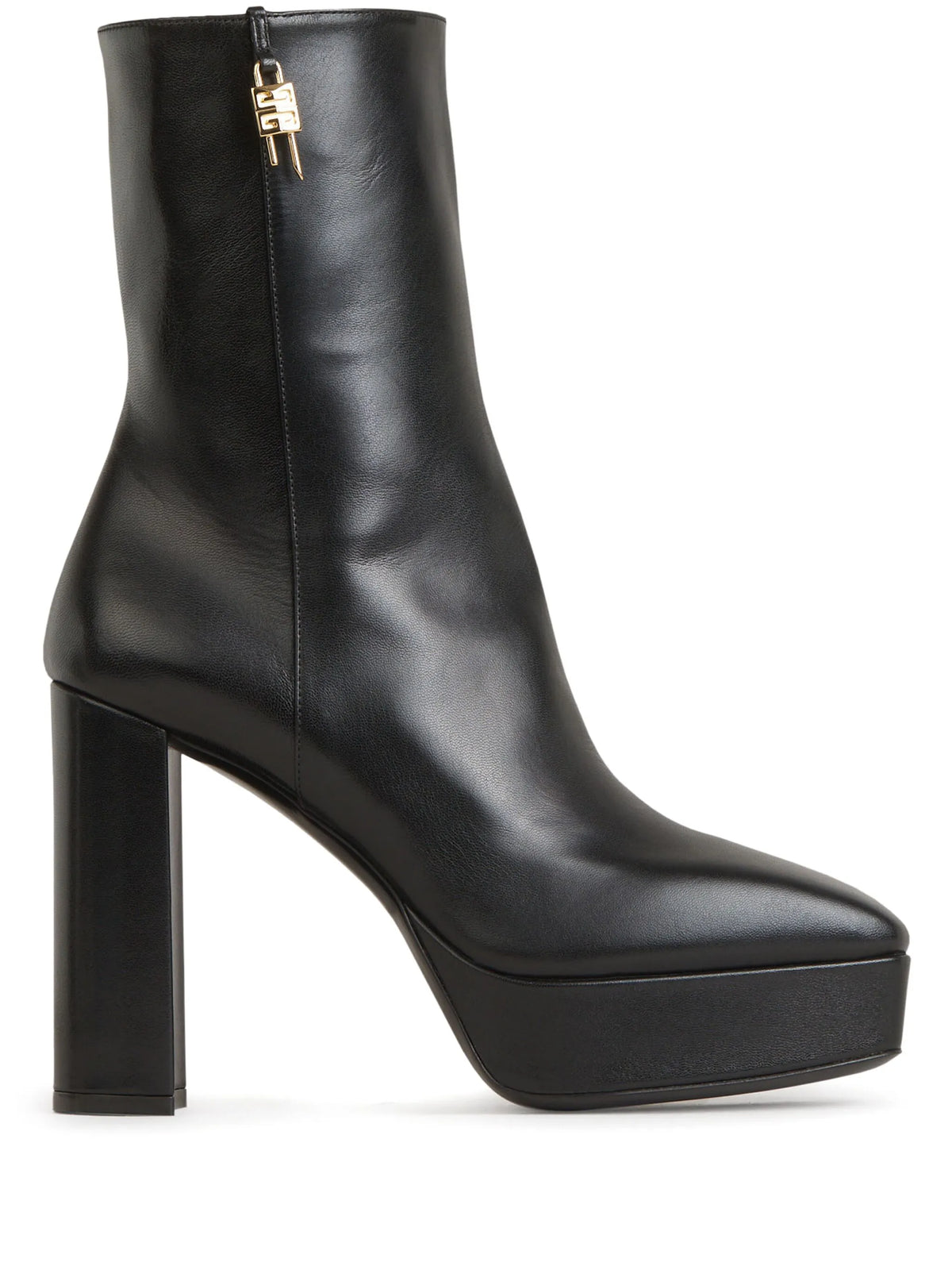 Givenchy - Padlock Detail Platform 155mm Ankle Boots
