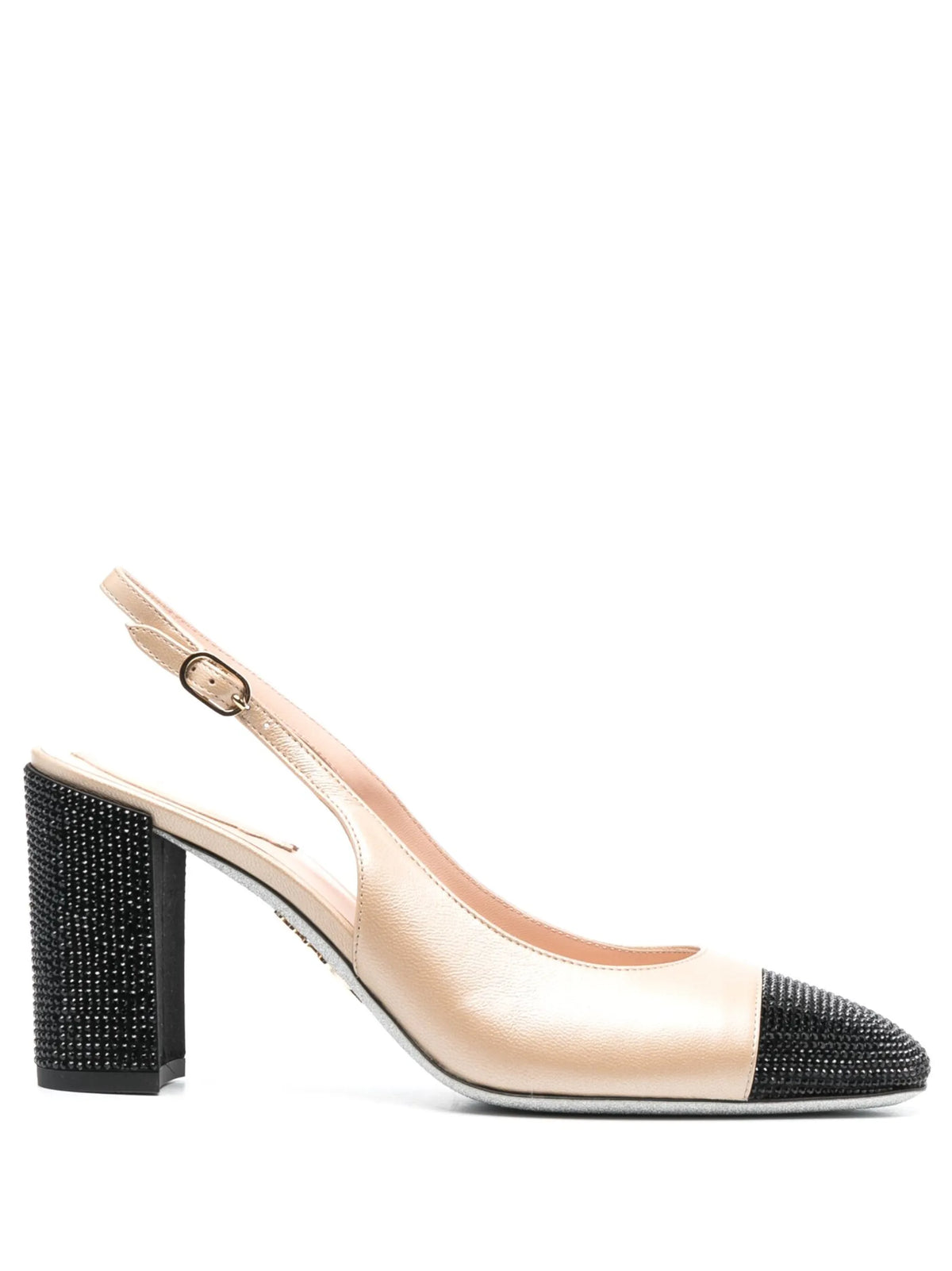 René Caovilla - 80mm Two-tone Rhinestone-embellished Pumps