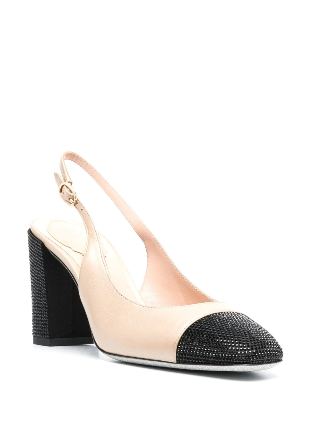 René Caovilla - 80mm Two-tone Rhinestone-embellished Pumps