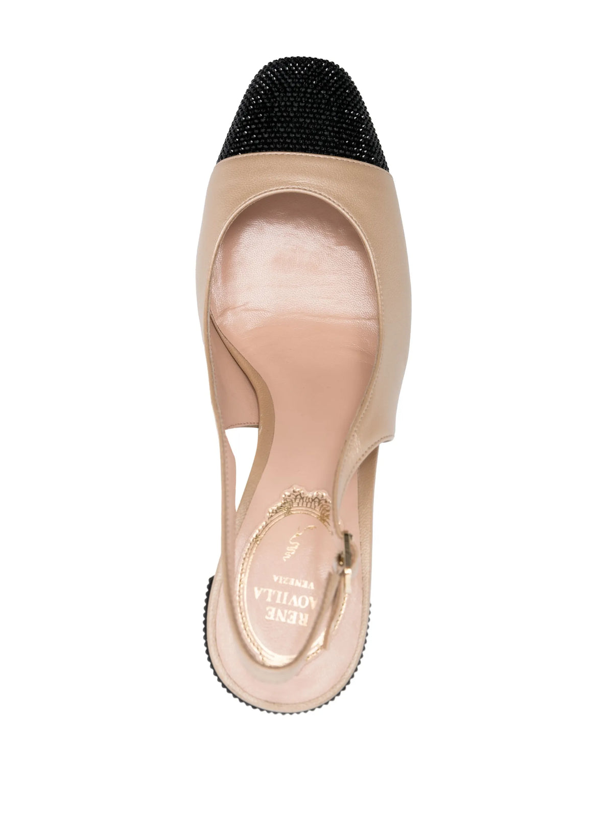 René Caovilla - 80mm Two-tone Rhinestone-embellished Pumps