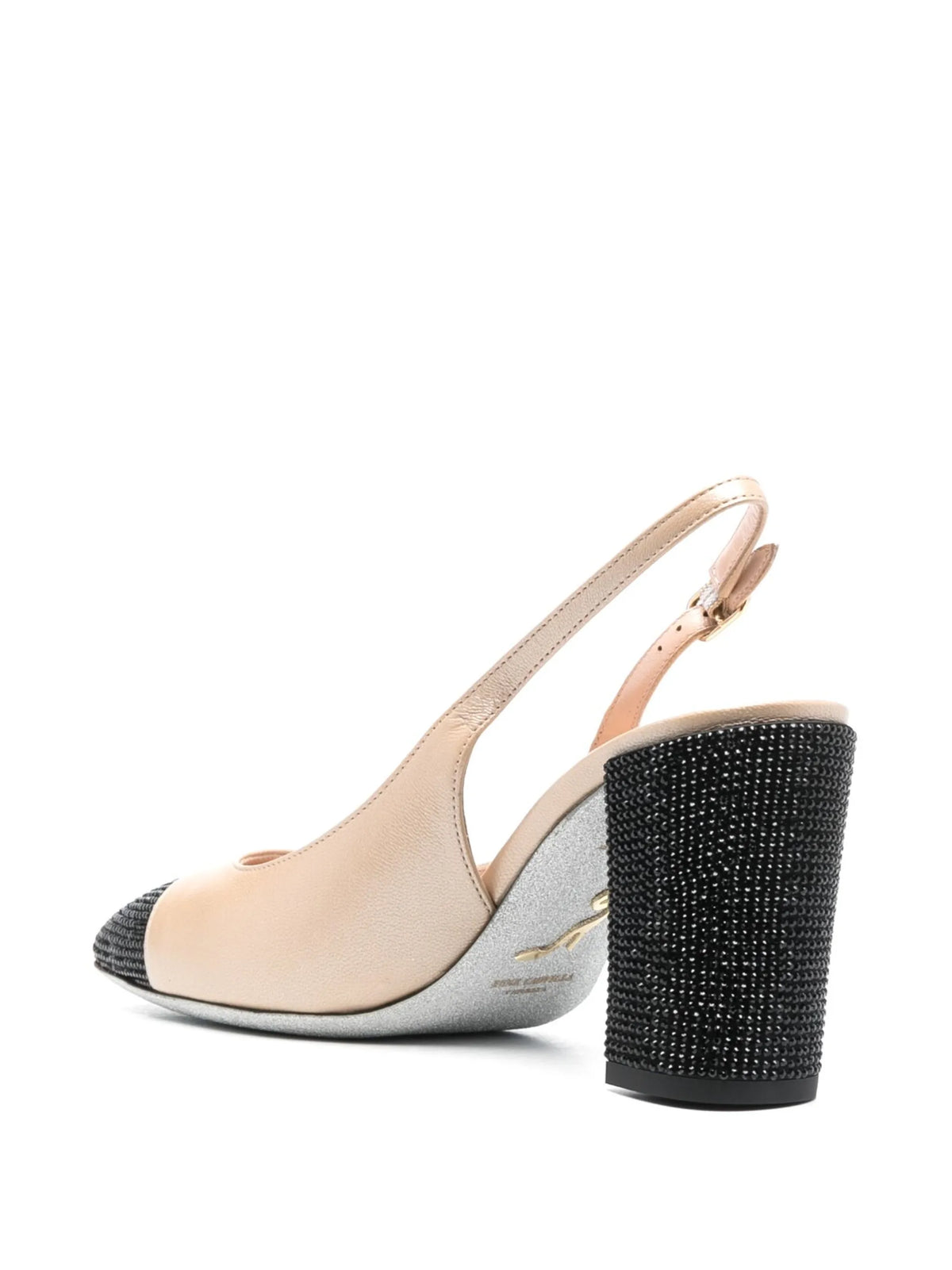 René Caovilla - 80mm Two-tone Rhinestone-embellished Pumps