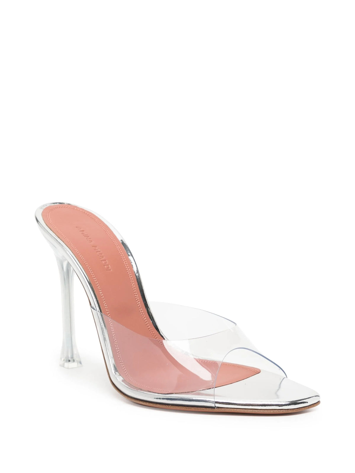 Amina Muaddi - Alexa Glass 105mm Mules