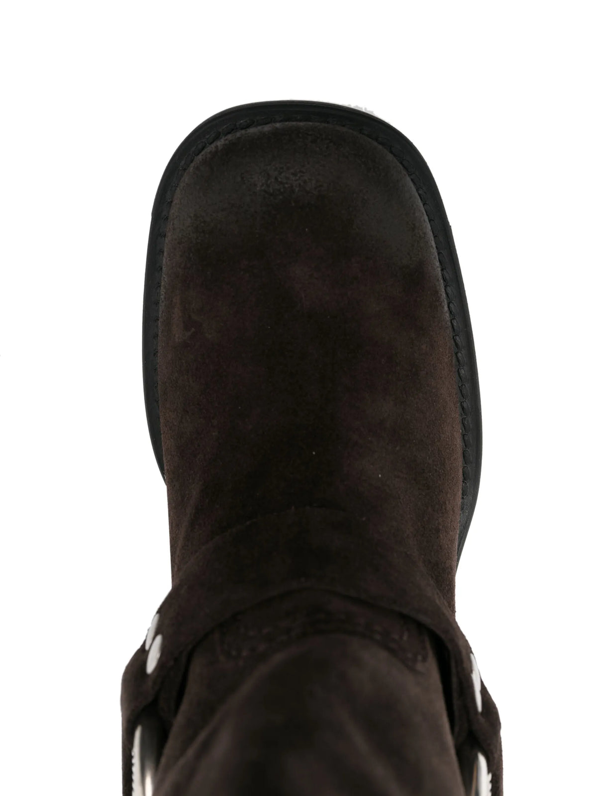 Miu Miu - Buckle-detail Suede Boots
