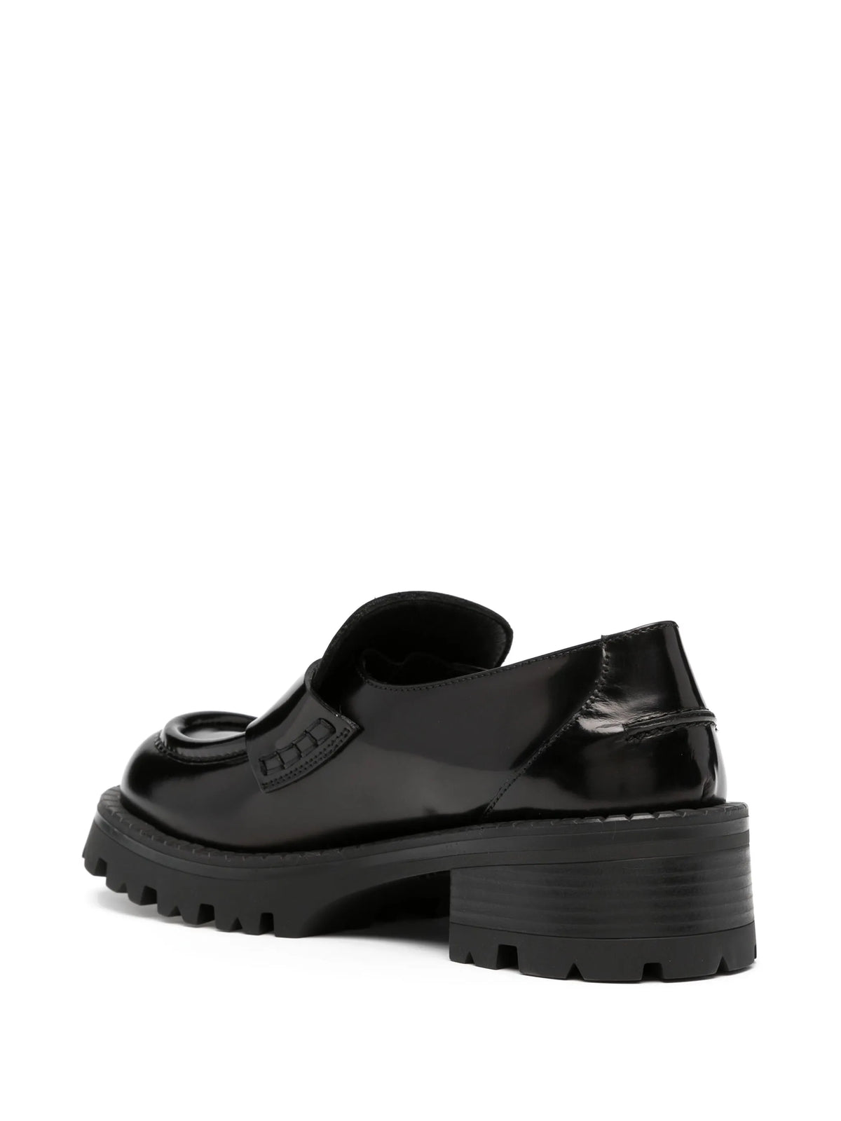 Versace - Alia 50mm Patent-leather Loafers
