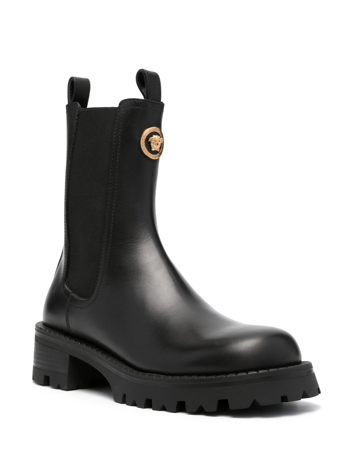 Versace - Alia Leather Chelsea Boots