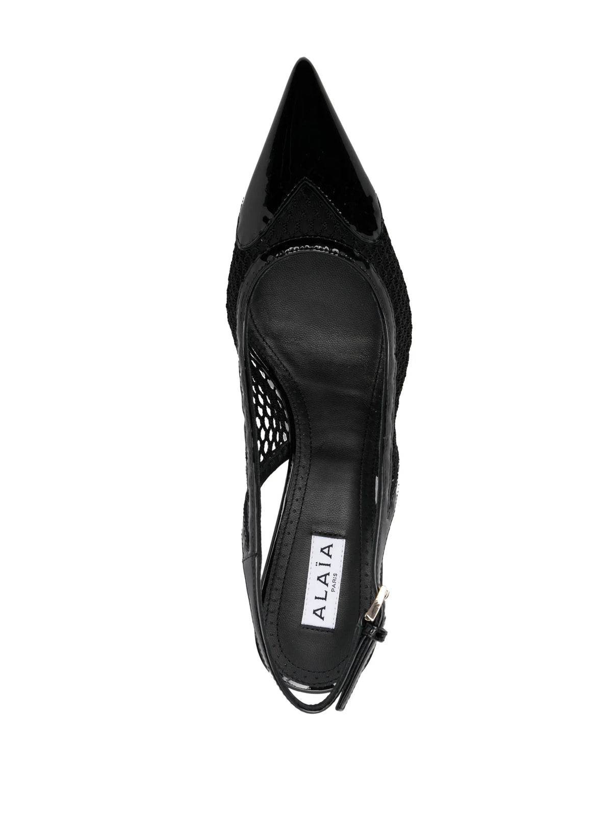 Alaïa - 55mm Le Coeur Slingback Leather Pumps