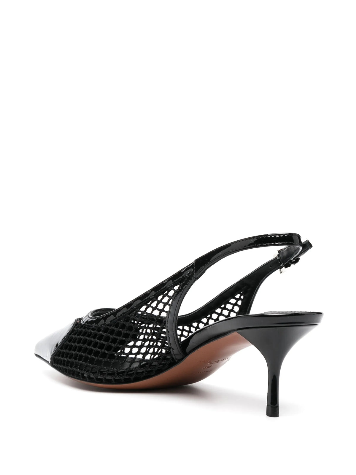 Alaïa - 55mm Le Coeur Slingback Leather Pumps