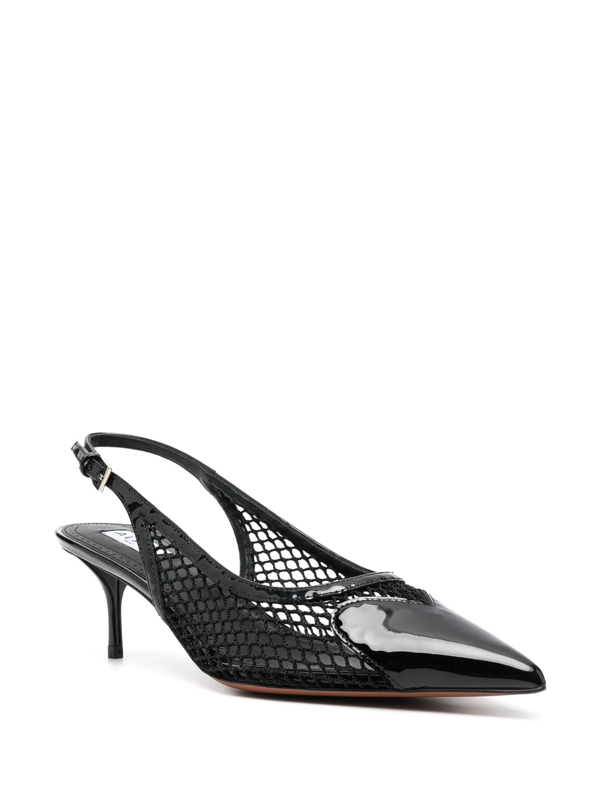 Alaïa - 55mm Le Coeur Slingback Leather Pumps