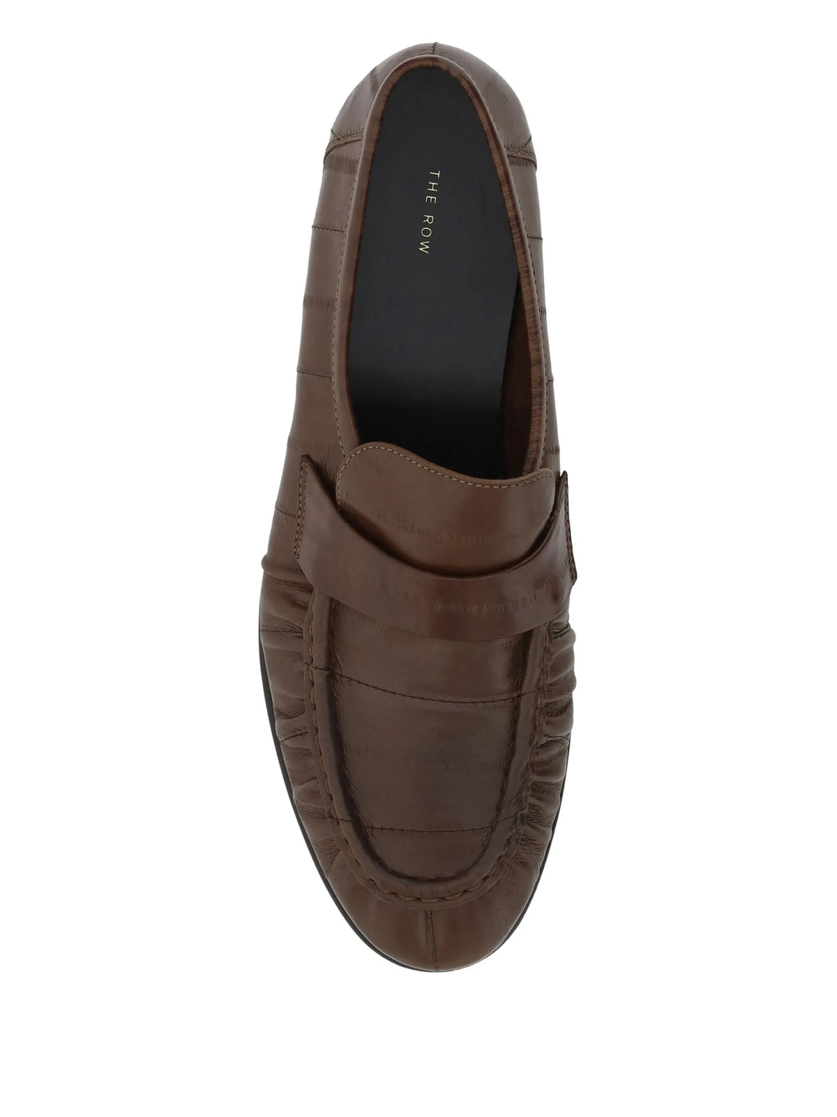 The Row - Textured Leather Loafers