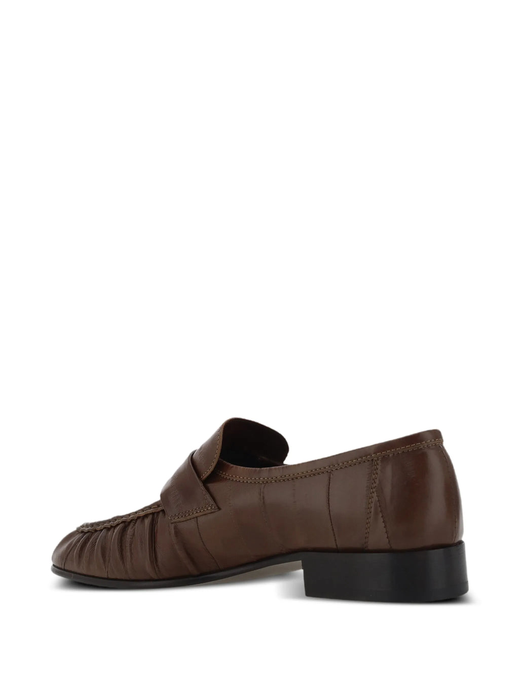 The Row - Textured Leather Loafers
