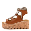 Hermès - Calfskin Cork Medusa 30 Sandals