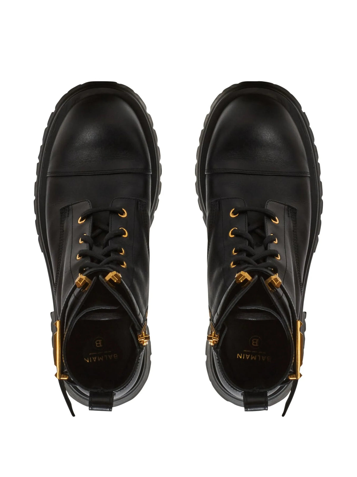 Balmain - Romy Lace-up Leather Boots