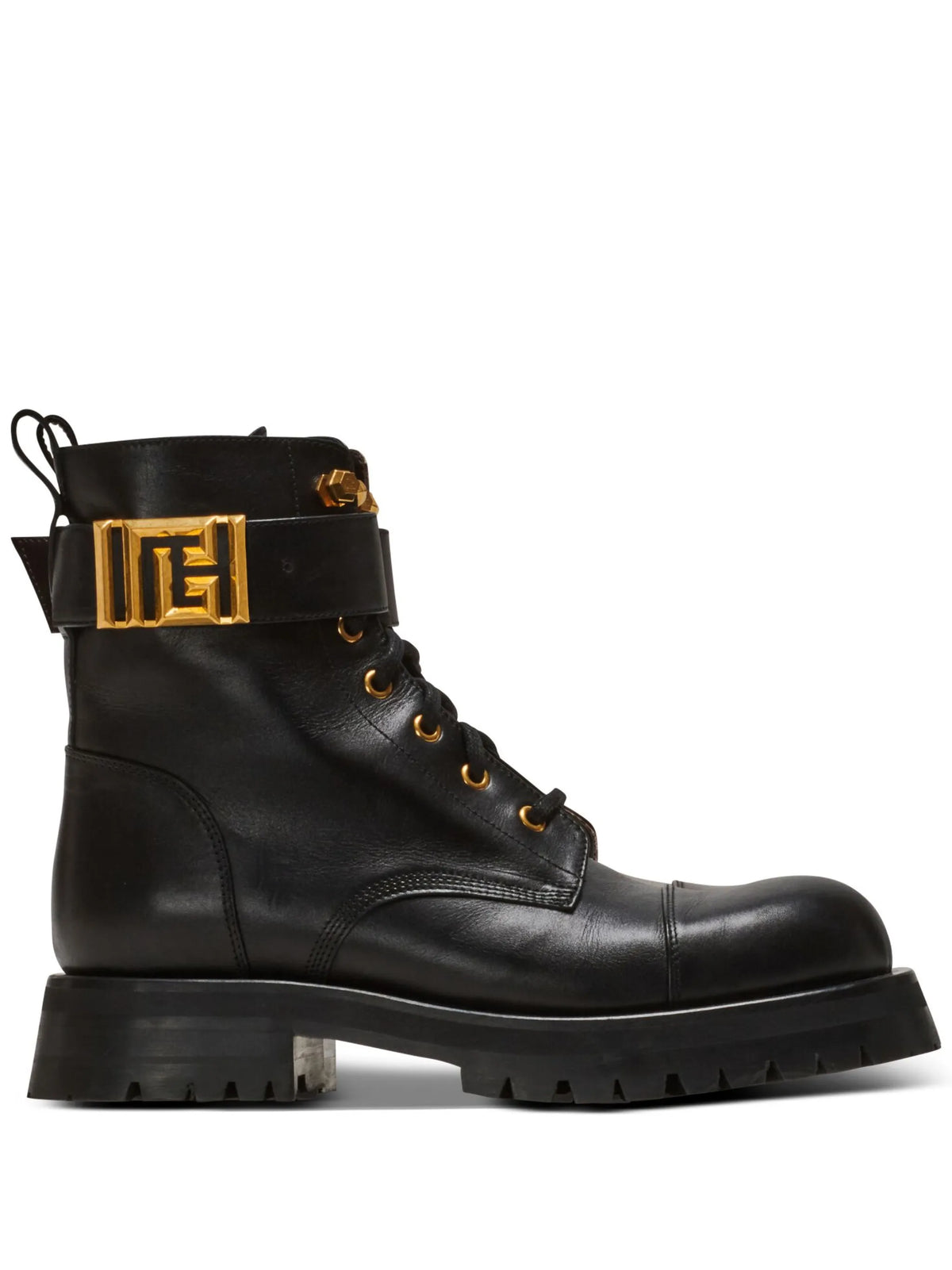 Balmain - Romy Lace-up Leather Boots