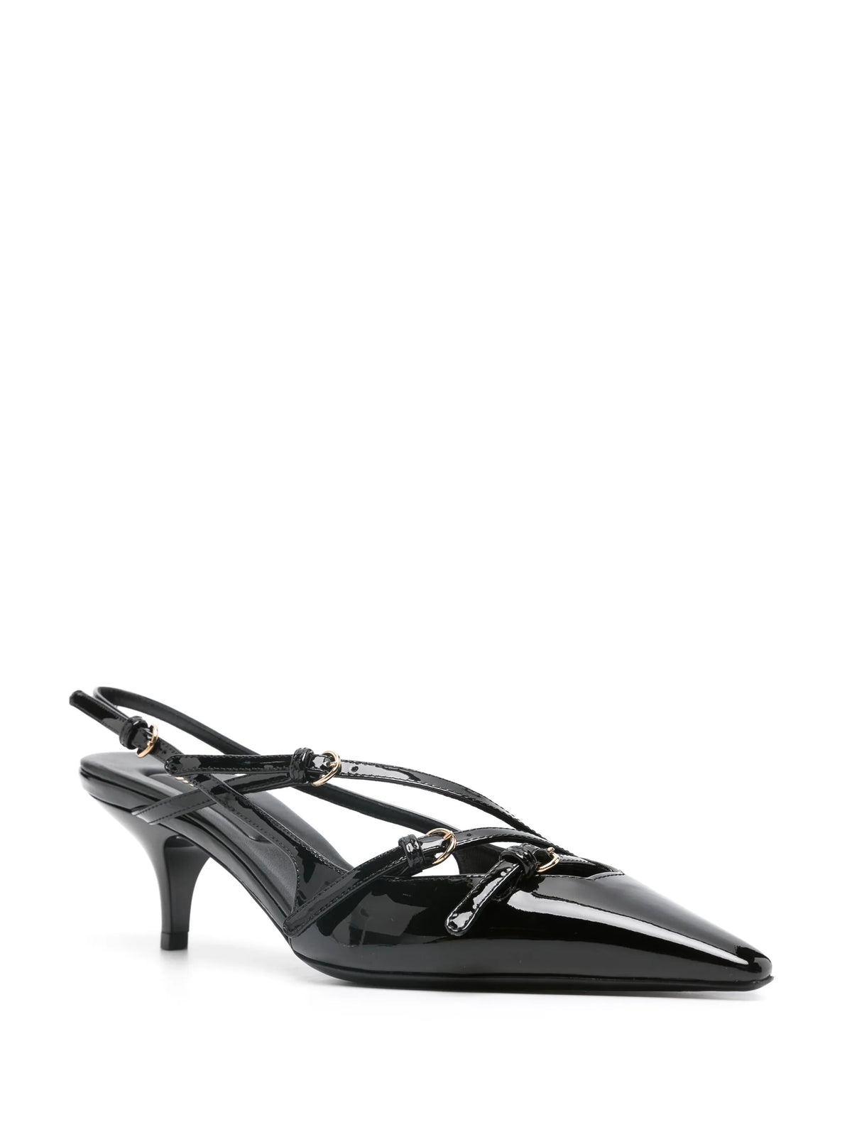 Miu Miu - Buckle-embellished Slingback Pumps