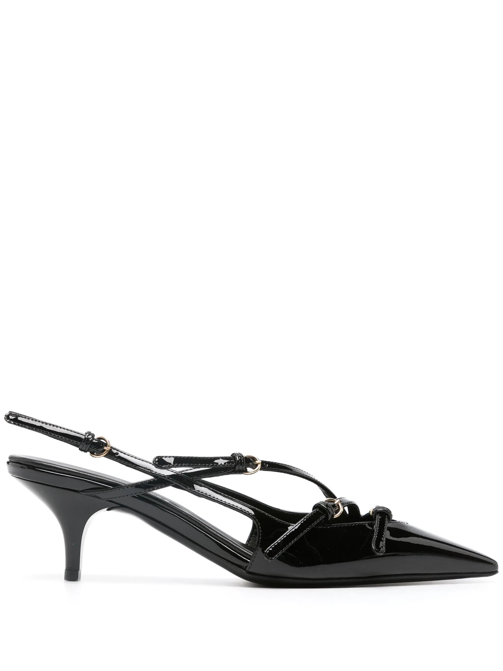 Miu Miu - Buckle-embellished Slingback Pumps