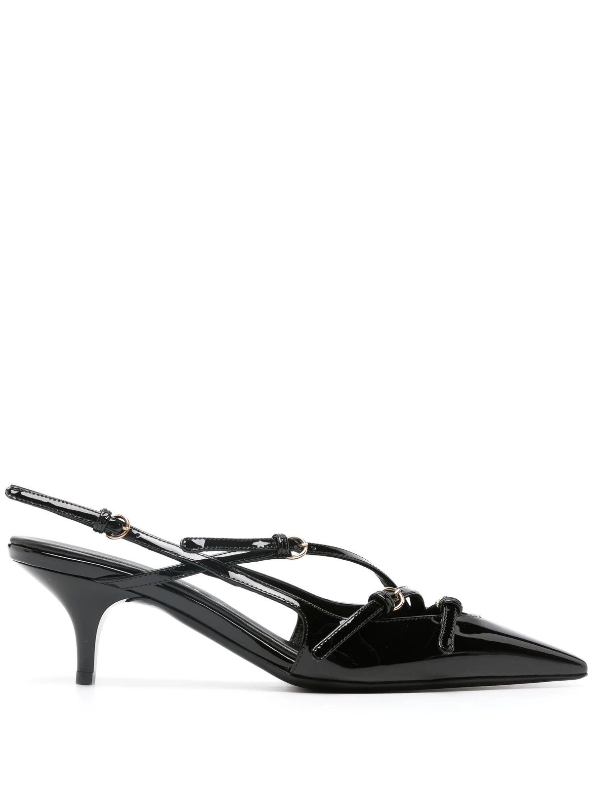 Miu Miu - Buckle-embellished Slingback Pumps