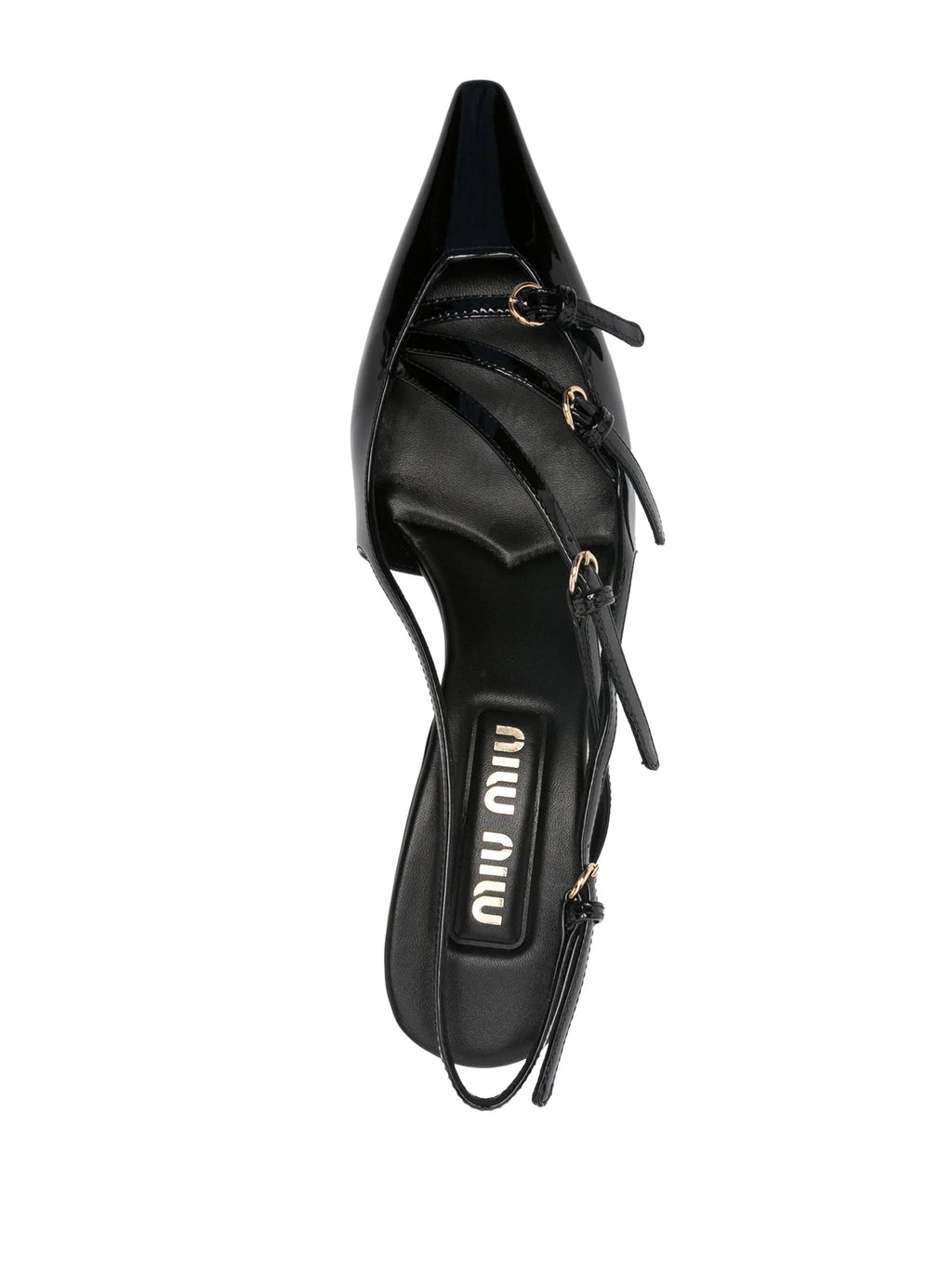 Miu Miu - Buckle-embellished Slingback Pumps