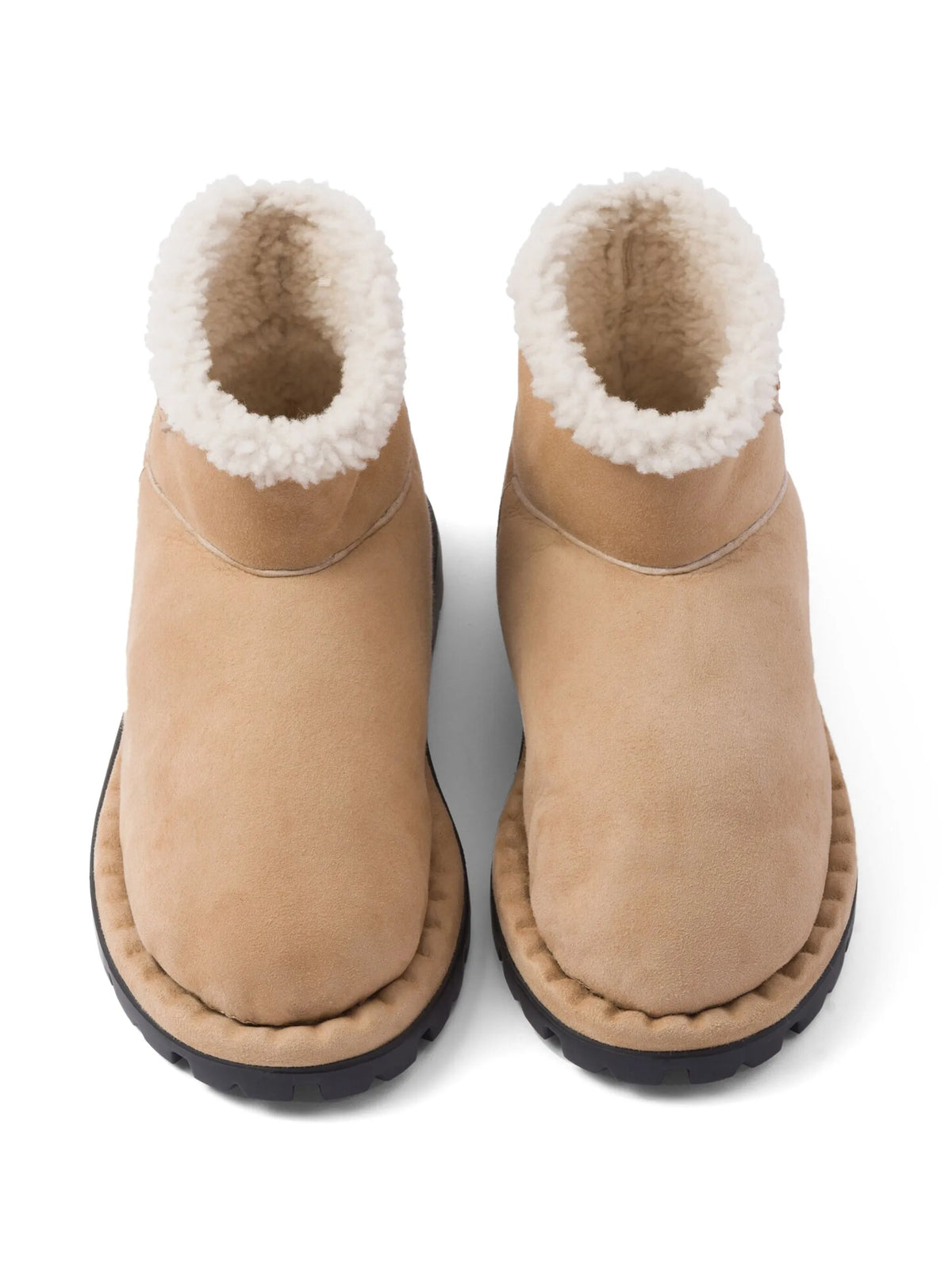 Prada - Triangle-logo Suede Boots