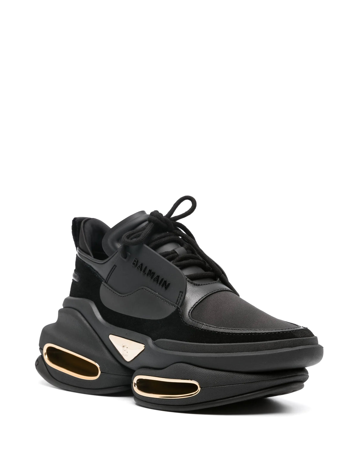 Balmain - B-Bold Leather Sneakers