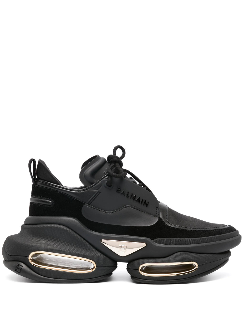 Balmain - B-Bold Leather Sneakers