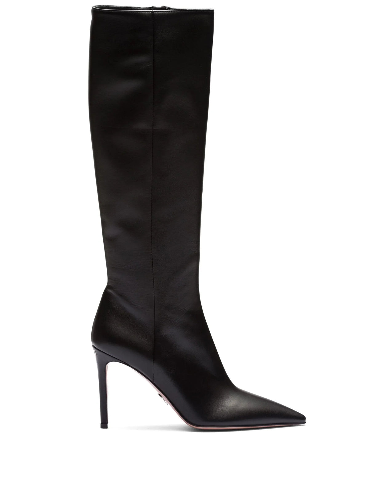 Prada - 95mm Knee-high Nappa Leather Boots