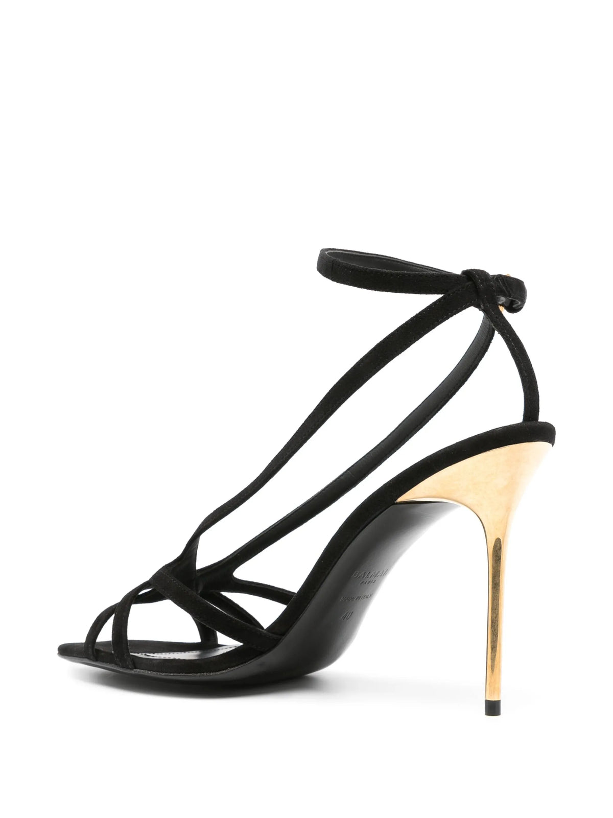 Balmain - Ruby 95mm Suede Sandals