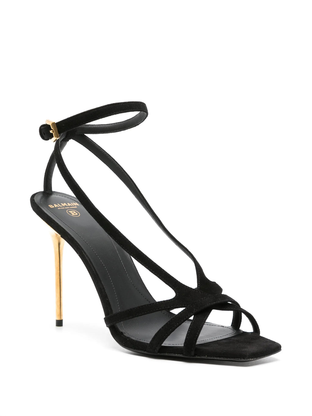 Balmain - Ruby 95mm Suede Sandals