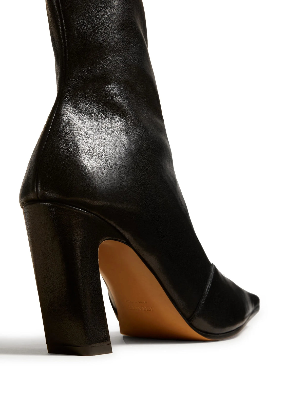 Khaite - The Nevada Leather Ankle Boots
