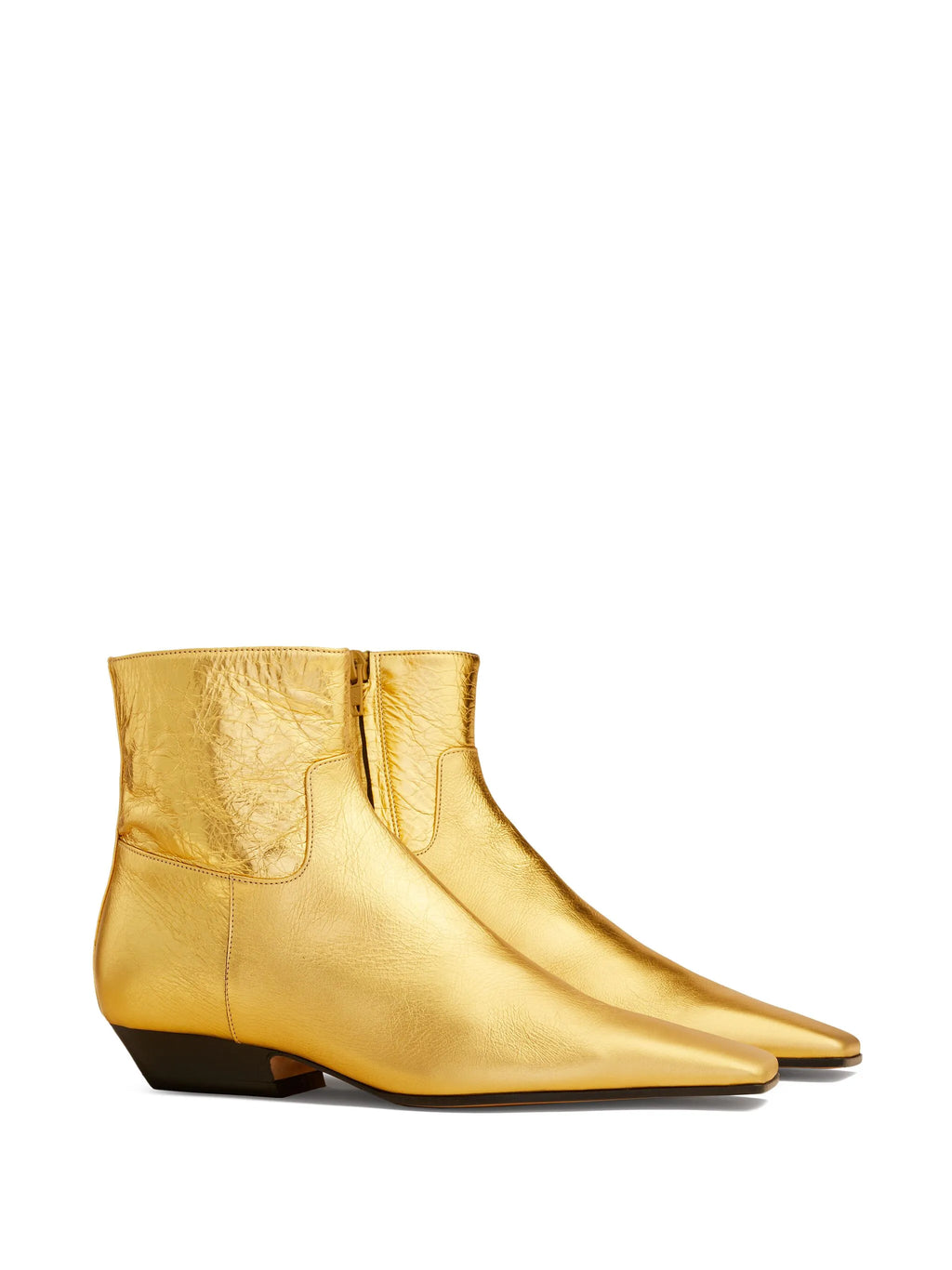 Khaite - Marfa Leather Ankle Boots
