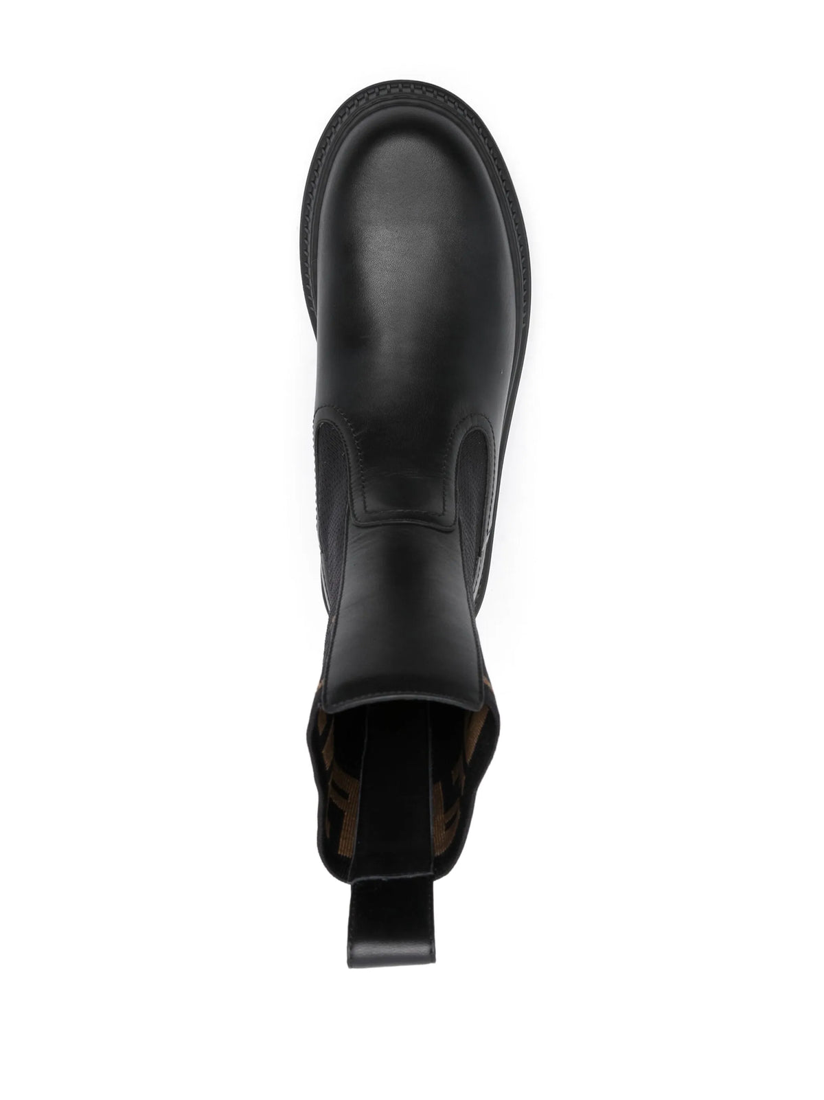 Fendi - Domino Leather Ankle Boots