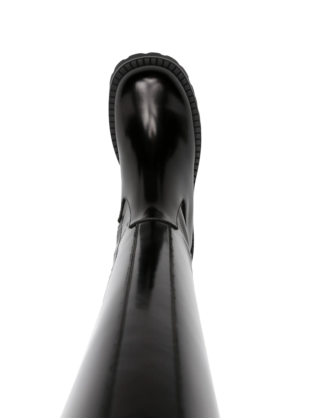 Versace - Alia Leather Knee-high Boots