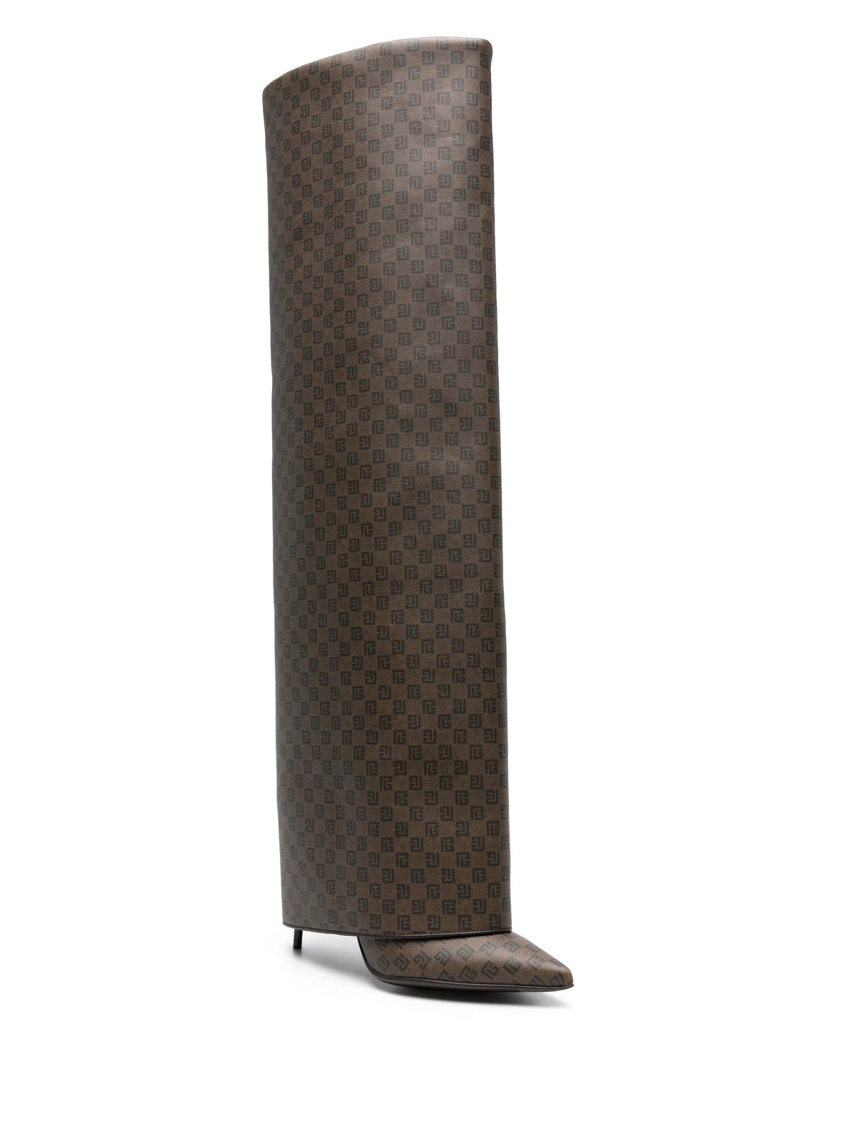 Balmain - Ariel Monogram Folded Boots