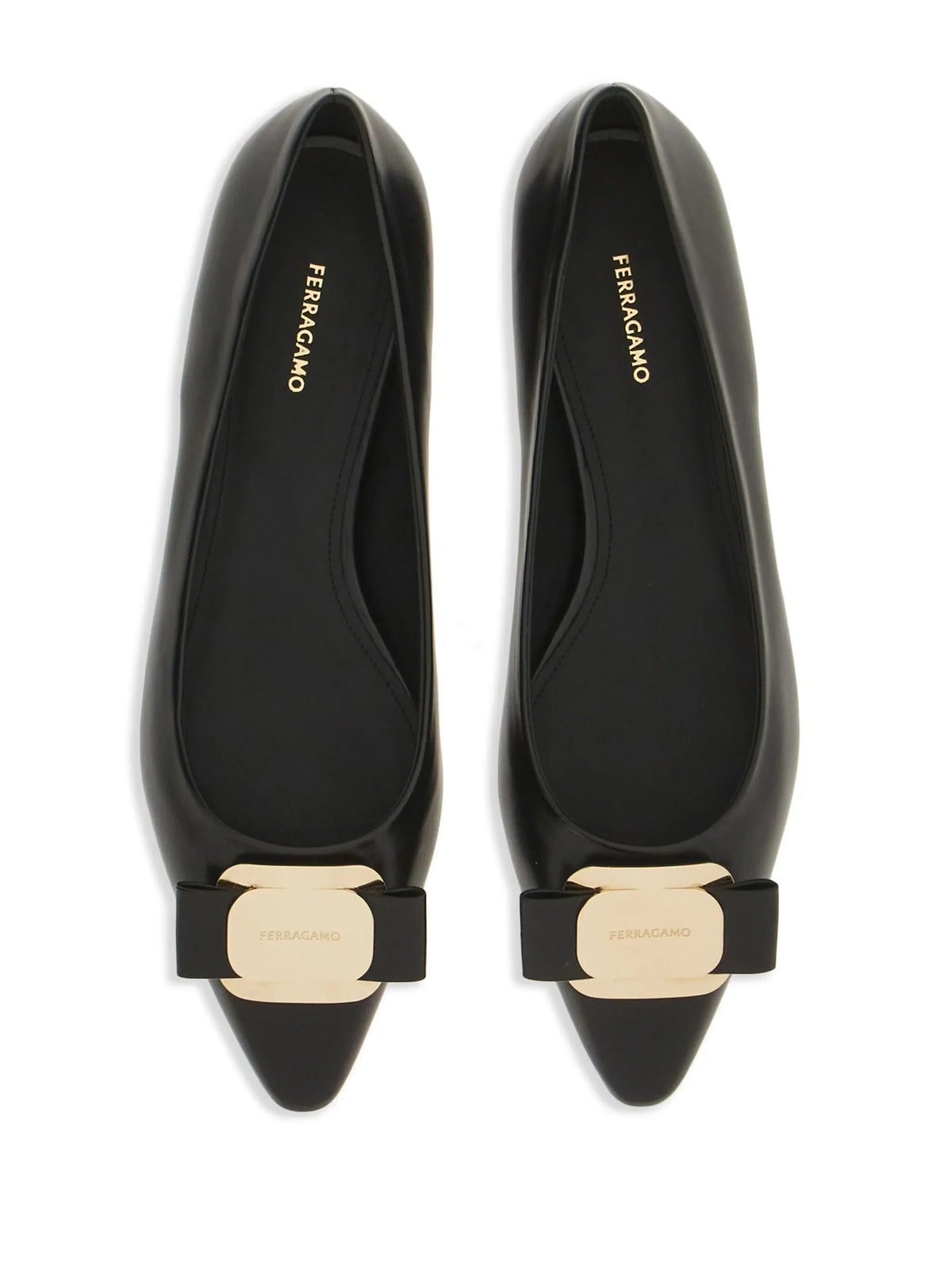 Ferragamo - New Vara-bow Lambskin Ballerina Shoes