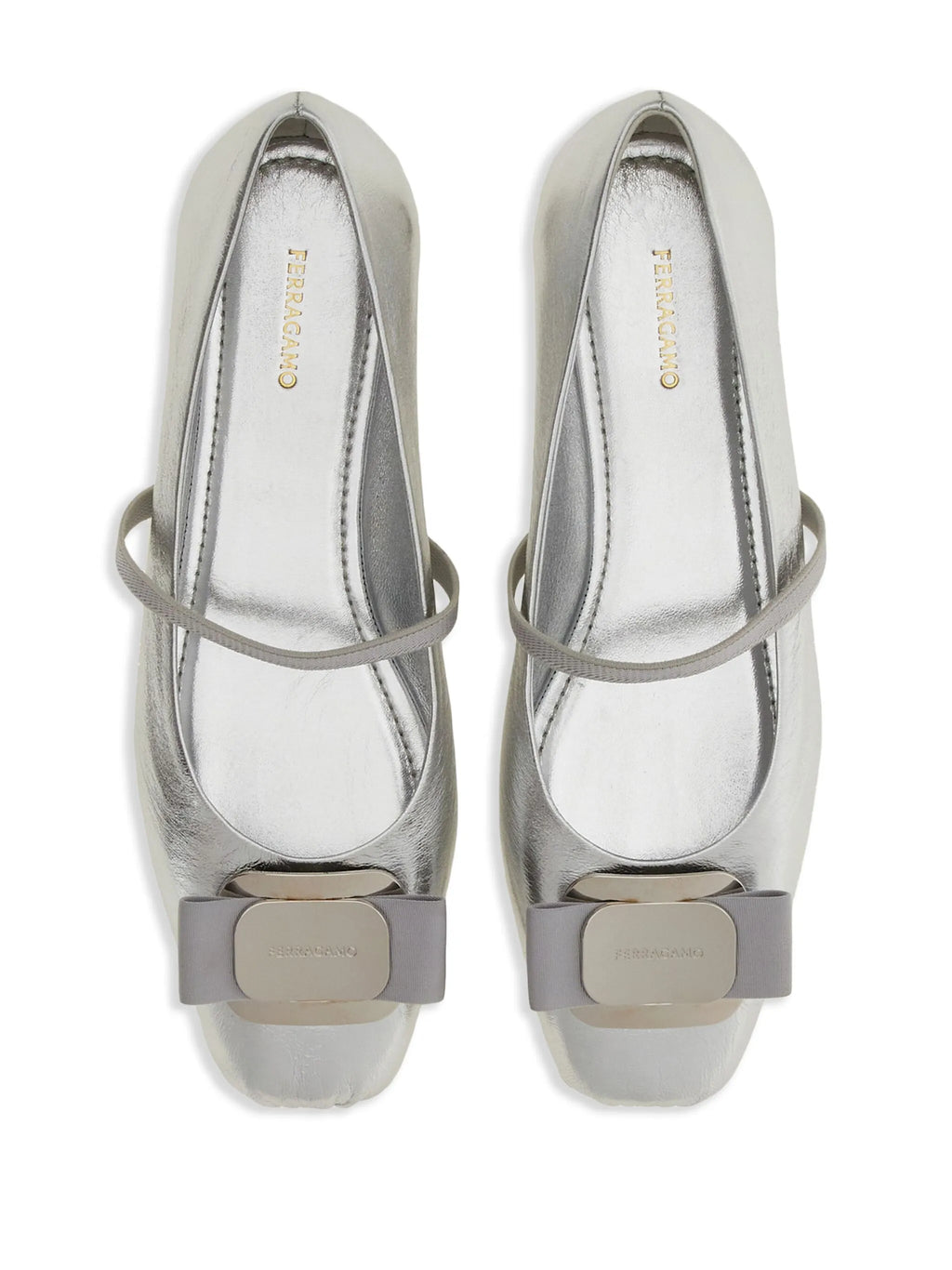 Ferragamo - New Vara Plate Ballet Flat Shoes
