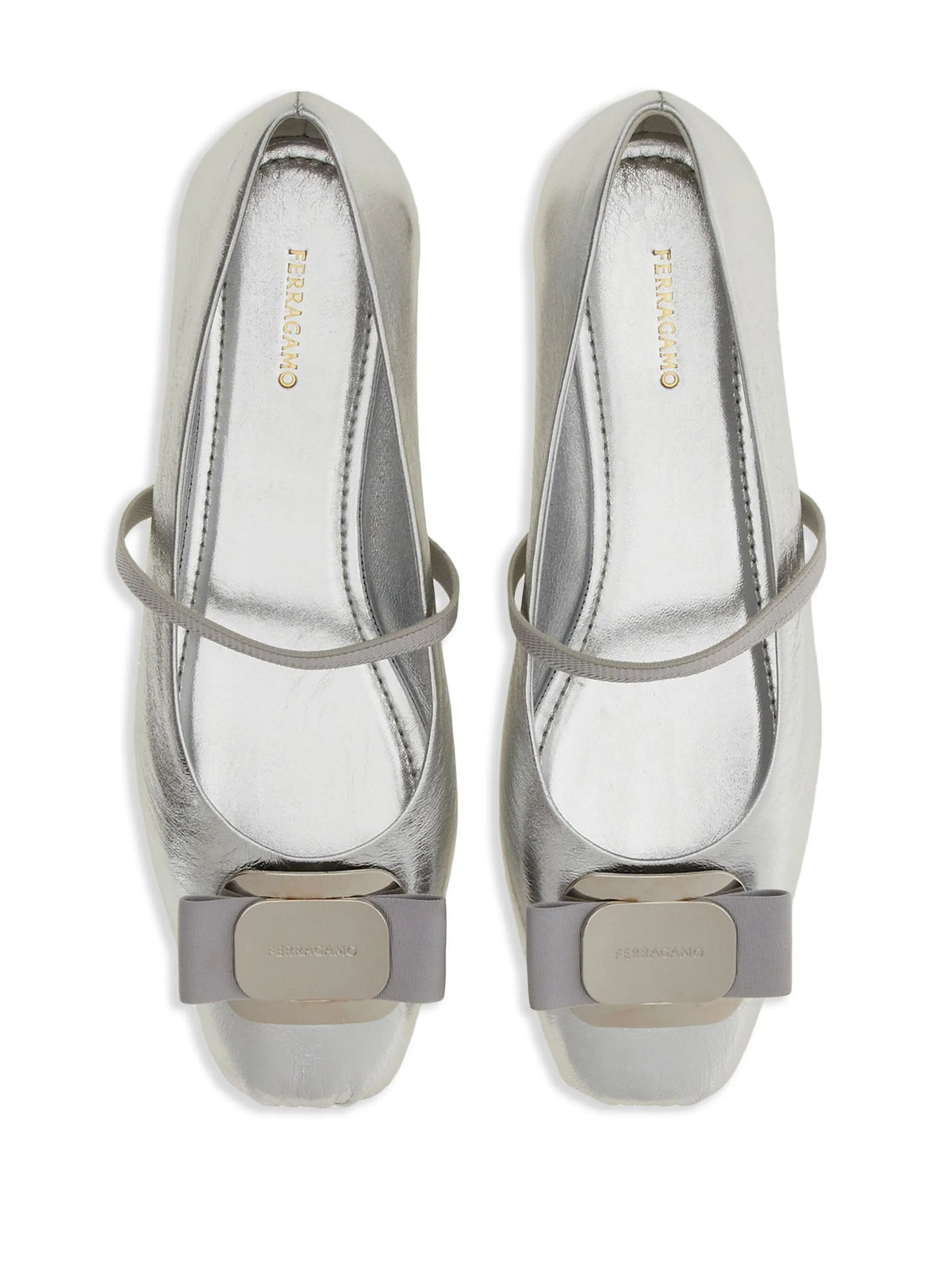 Ferragamo - New Vara Plate Ballet Flat Shoes