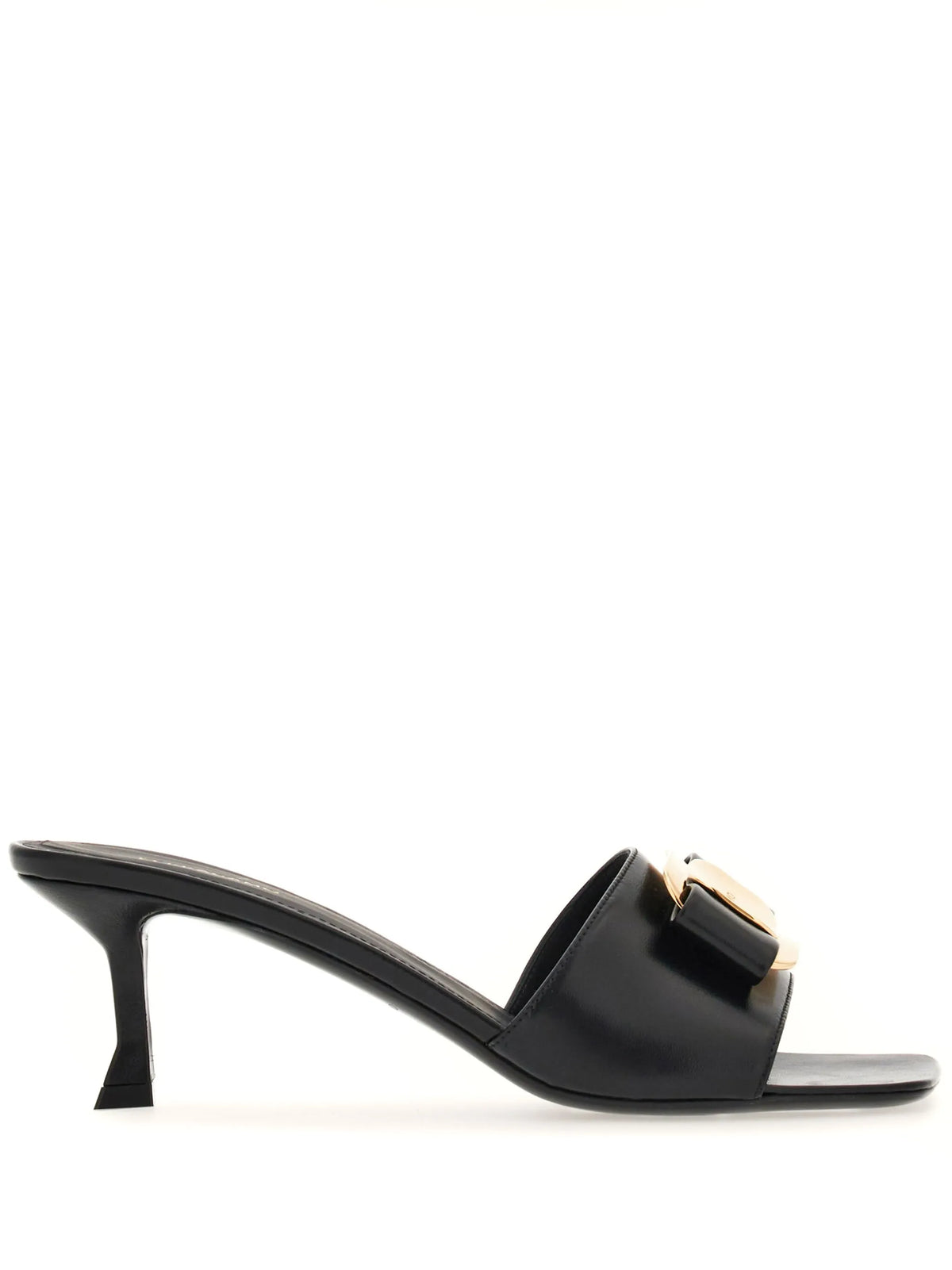 Ferragamo - 55mm Bow-detailing Leather Mules