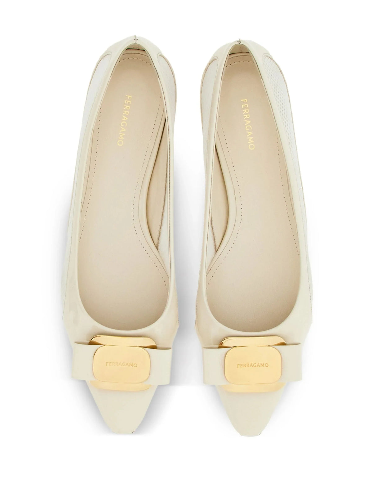 Ferragamo - Vara Bow Leather Ballerinas