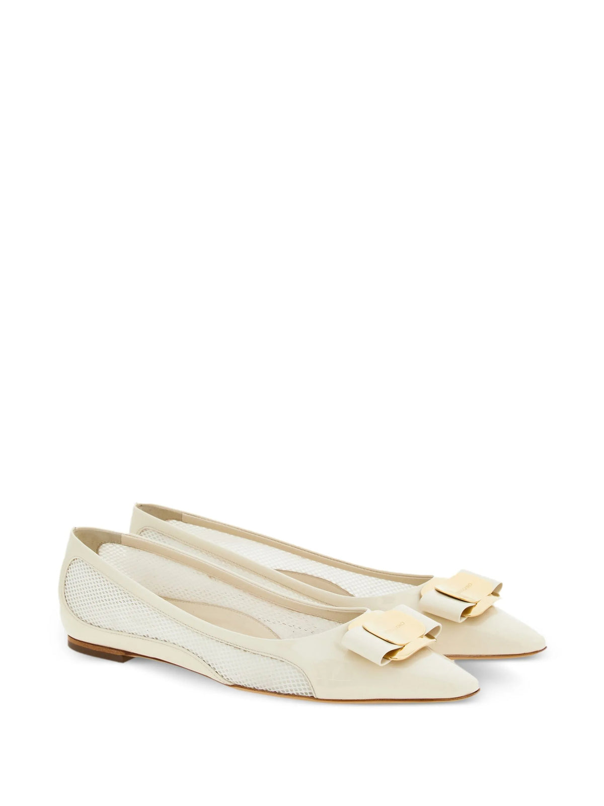 Ferragamo - Vara Bow Leather Ballerinas