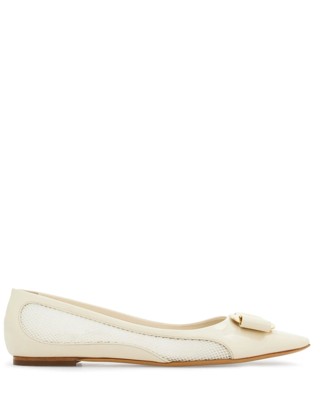 Ferragamo - Vara Bow Leather Ballerinas
