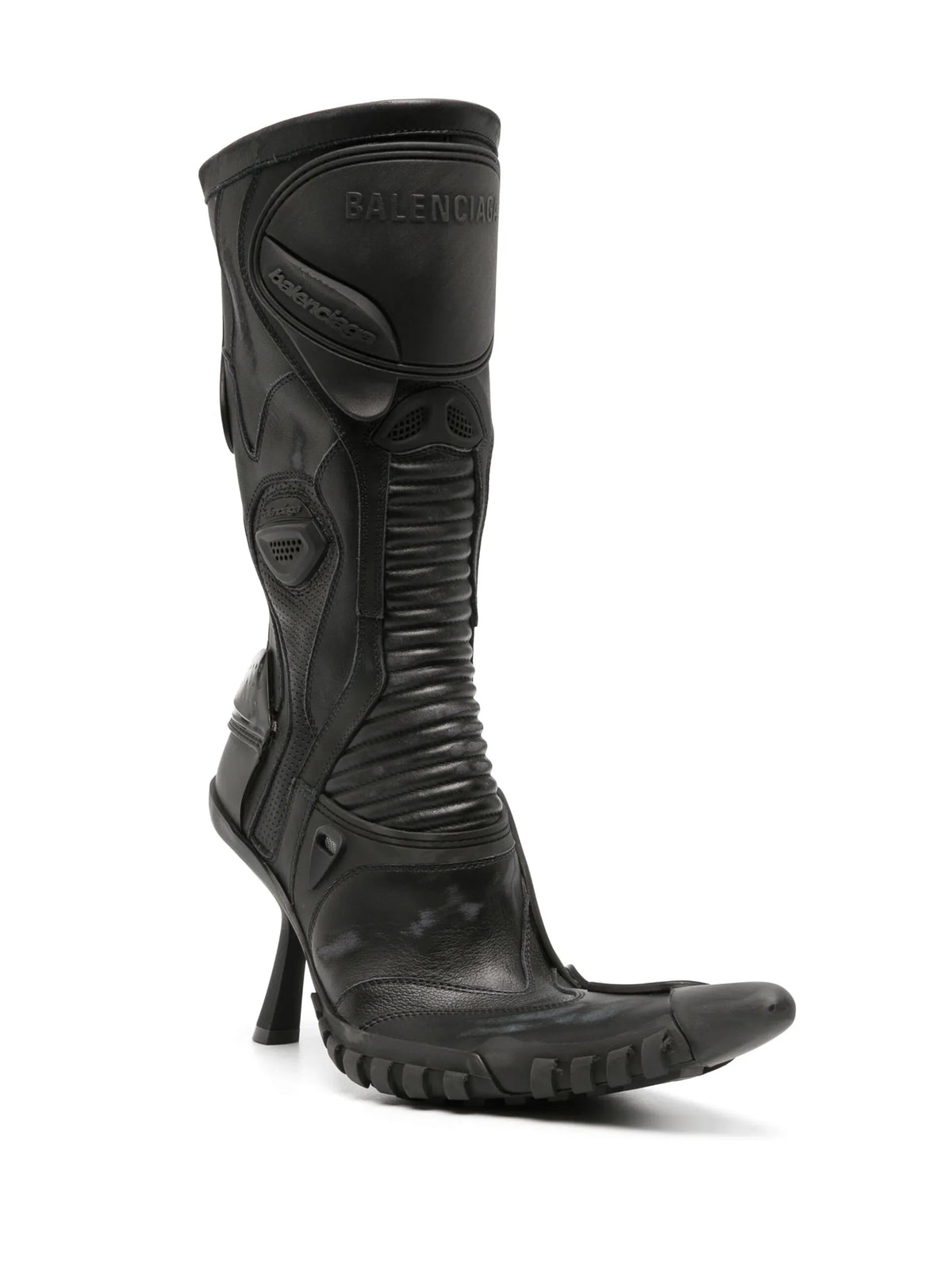 Balenciaga - Biker 90mm Leather Boots