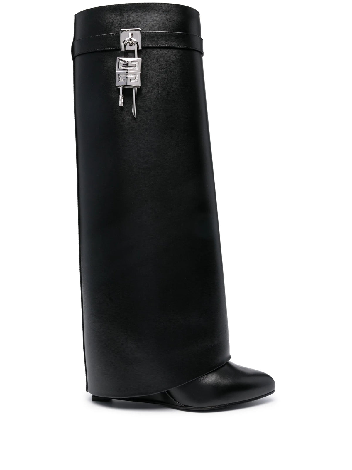 Givenchy - Shark Lock 100mm Leather Boots