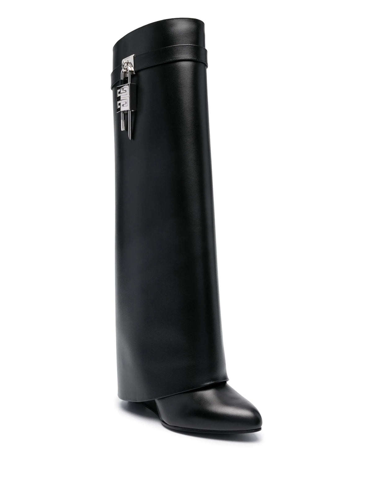 Givenchy - Shark Lock 100mm Leather Boots