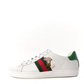 Gucci - Calfskin Web Embroidered Ace Sneakers