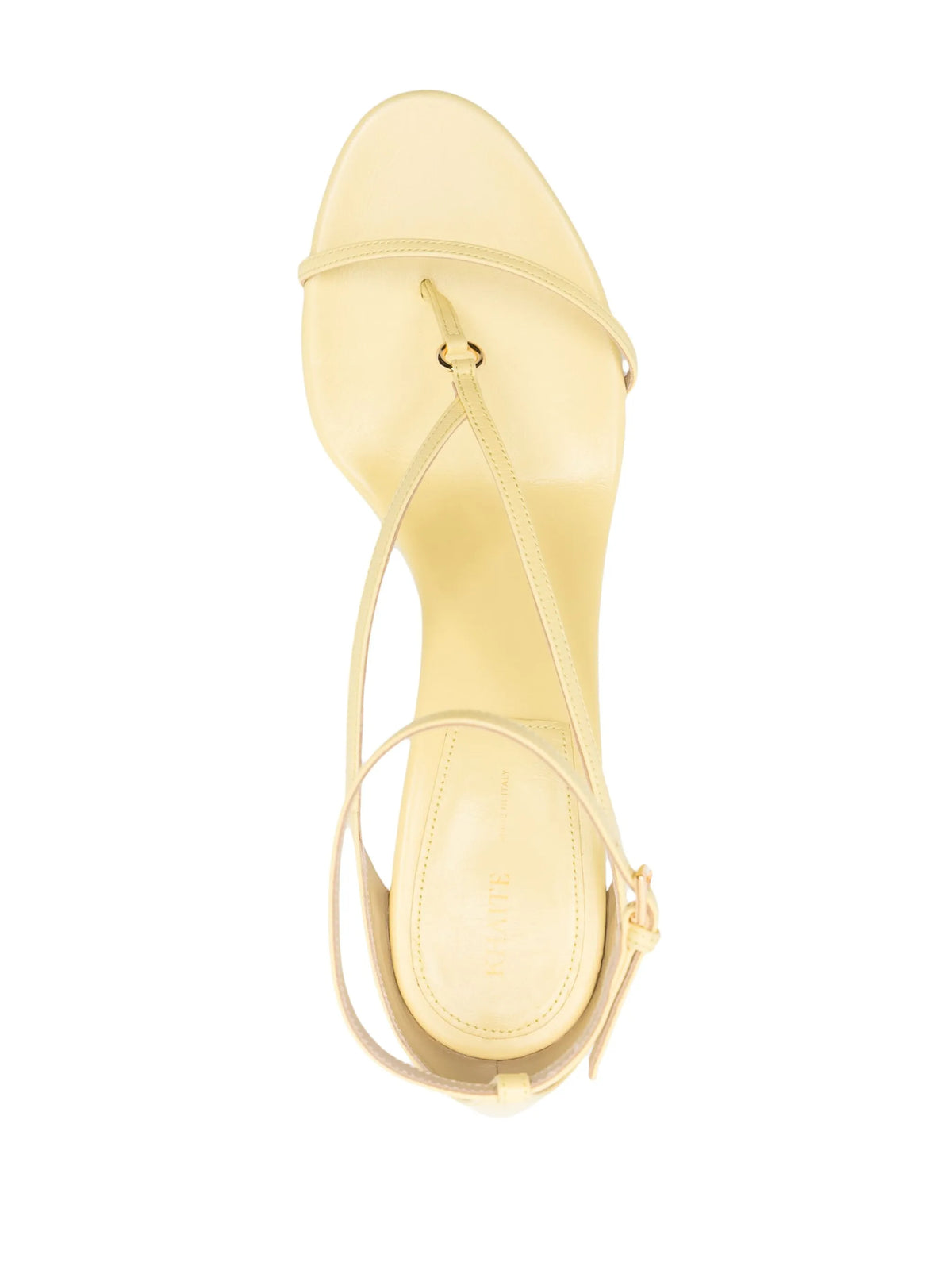 Khaite - Marion Leather Wedge Sandals